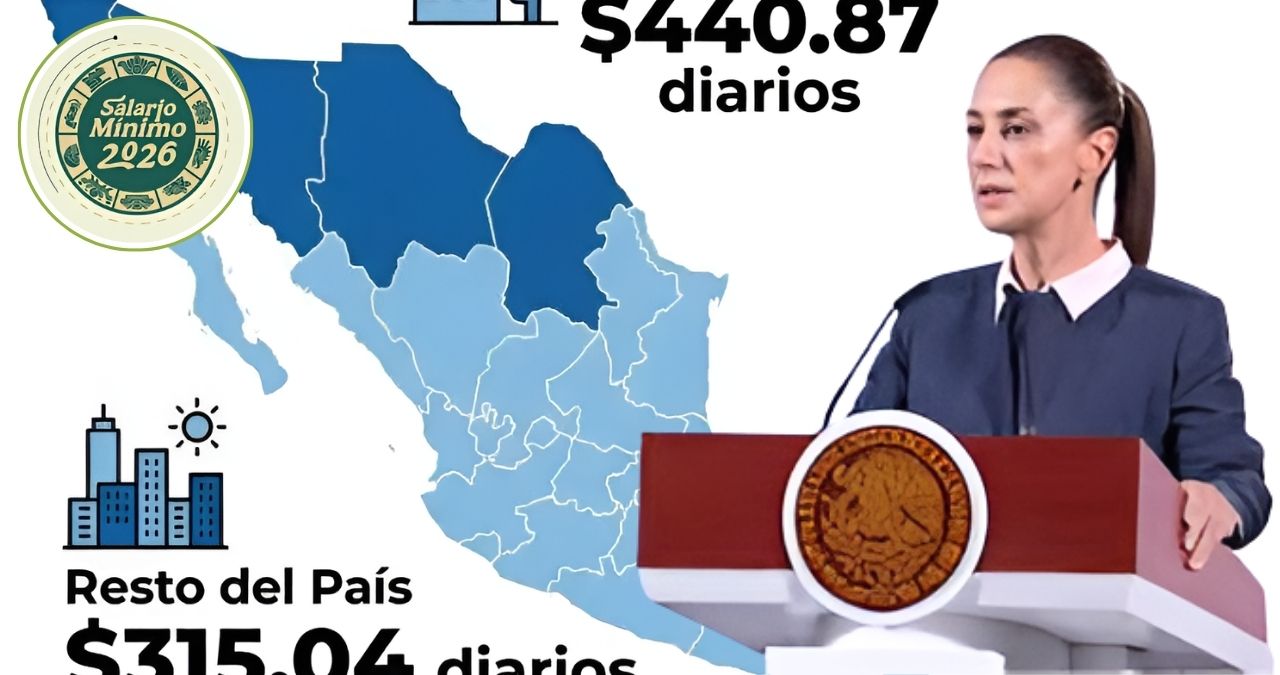 Aumento del salario mínimo en México 2026 detalles y fecha confirmada